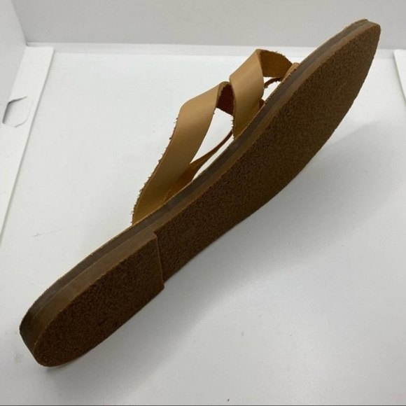 Madewell The Boardwalk Leather Thong Sandals 7.5 - Picture 4 of 6
